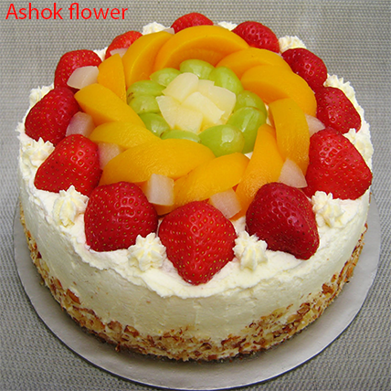 fresh fruit cake