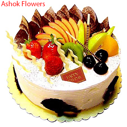 fresh fruit cake